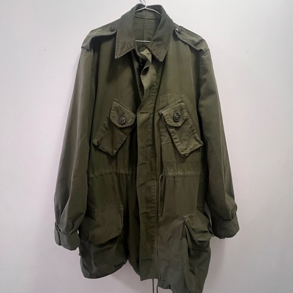Olive Green Military Field Jacket - Picture 1 of 5